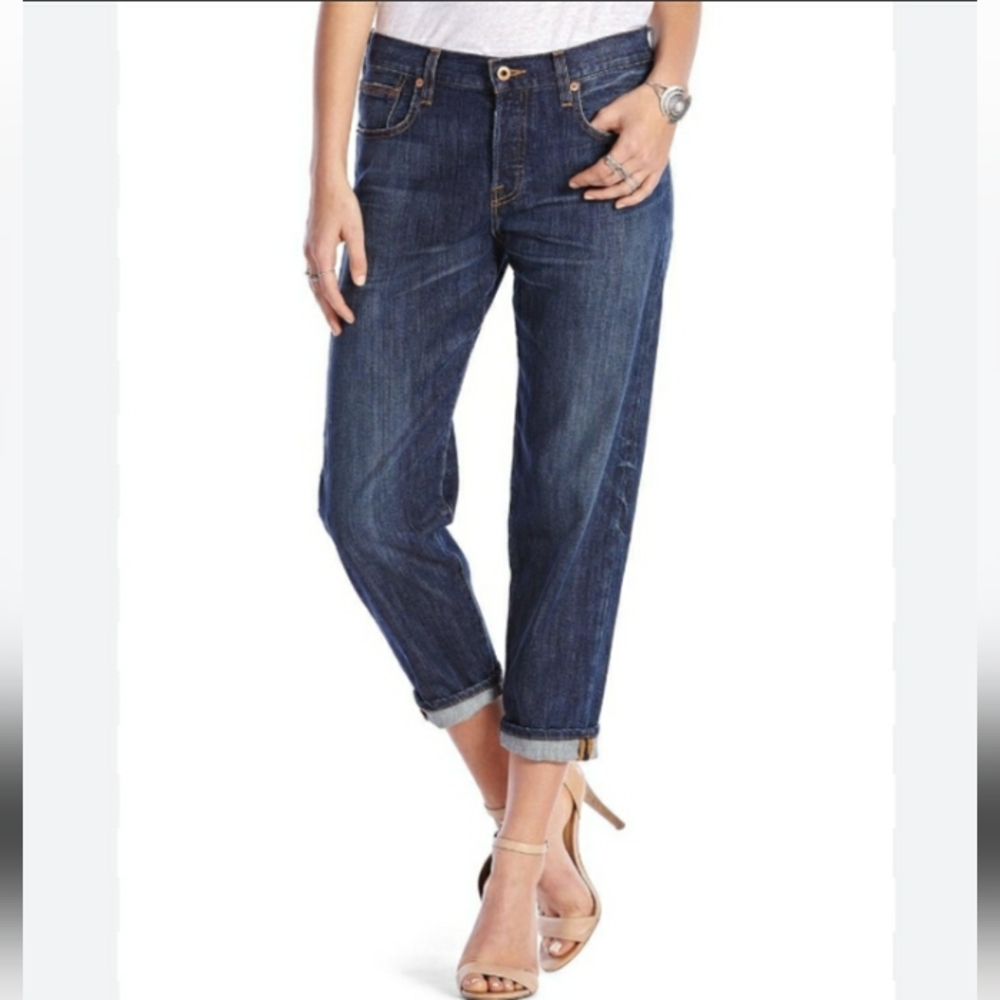 Lucky Brand Vintage Y2K Premium Italian Denim Dylan Boyfriend Jeans Sz 26